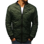 Pánska STYLE bunda prešívaná bomber jacket zelená