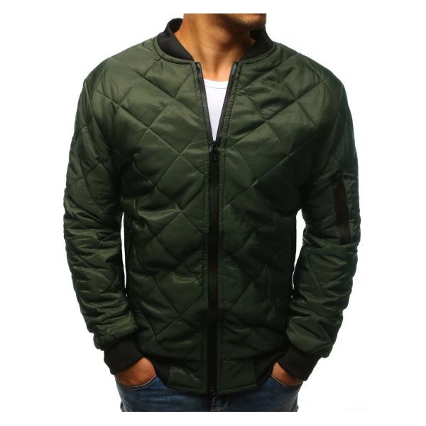 Pánska STYLE bunda prešívaná bomber jacket zelená