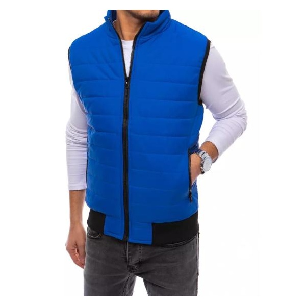 Pánska prešívaná vesta MILA modrá