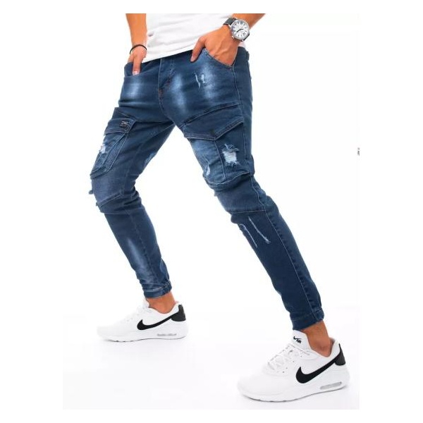 Pánske jogger nohavice granátové FREE