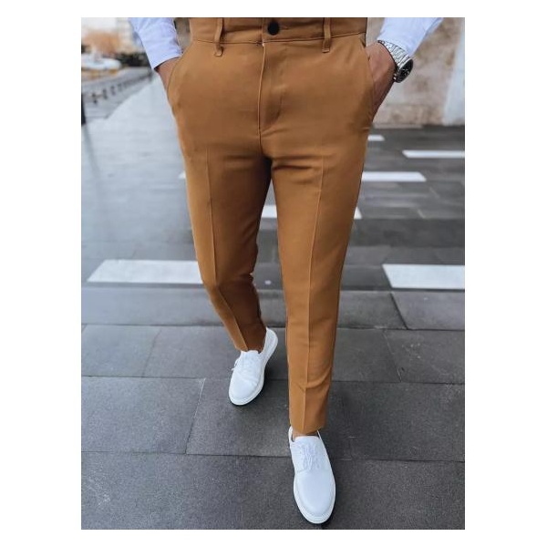 Pánske nohavice chinos LIMA hnedé