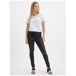 Čierne dámske nohavice skinny fit