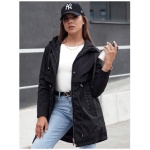 Dámska bunda parka GLAMJACKET čierna