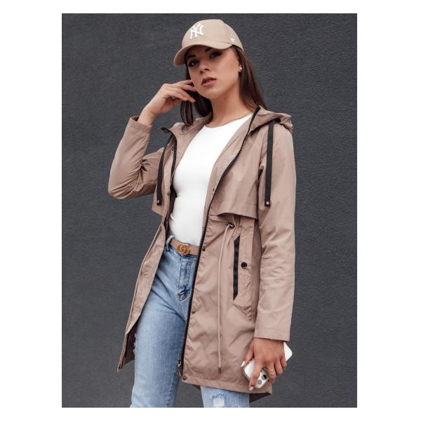 Dámska bunda parka GLAMJACKET light beige