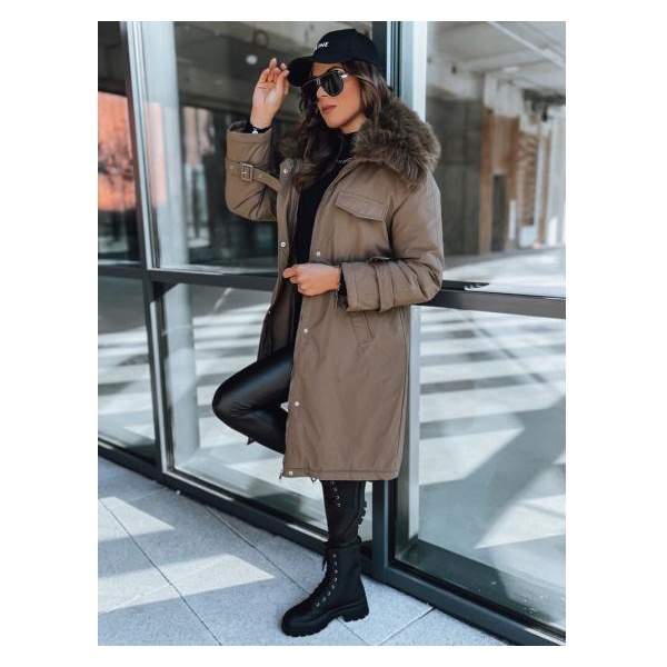 Dámska bunda parka MARBLIS khaki