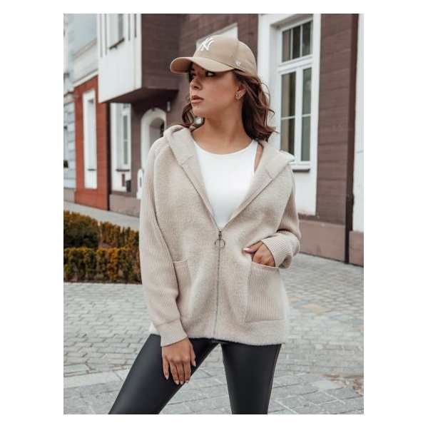 Dámska bunda z alpaky KATHERINE béžová