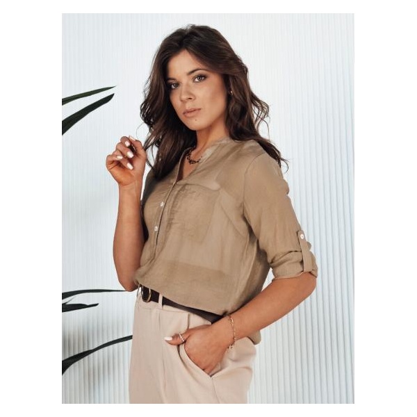 Dámska košeľa LUNA khaki