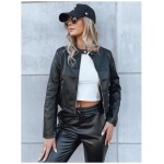 Dámska kožená bunda CHIC STYLE čierna