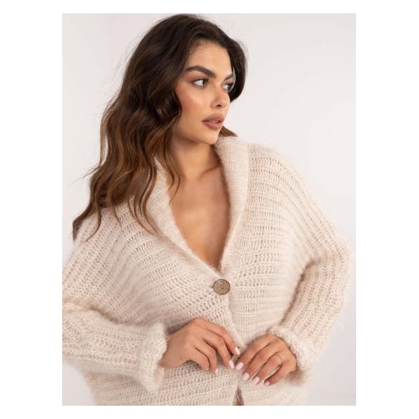 Dámska mikina OCH BELLA Oversized Svetlá béžová