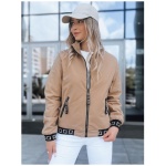 Dámska prešívaná bunda bomber HERA béžová
