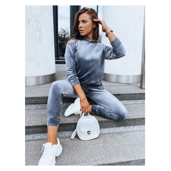 Dámska velúrová luxusná súprava SO COMFY graphite