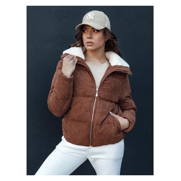 Dámska zimná bunda TRENDYGLAM hnedá