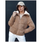 Dámska zimná bunda TRENDYGLAM tmavobéžová
