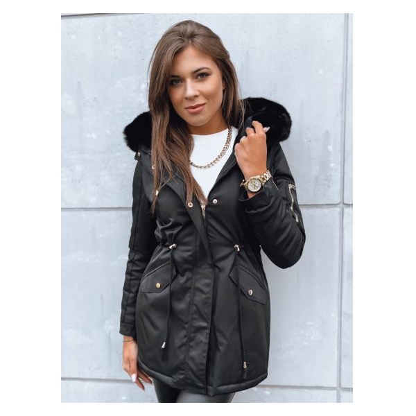 Dámska zimná bunda parka GODDESS čierna