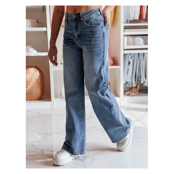 Dámske baggy džínsy BAGTRENDY modré