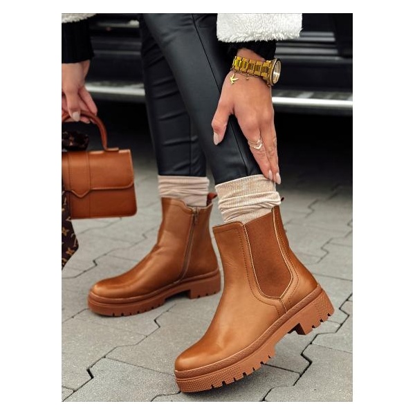 Dámske čižmy MONDERICO camel
