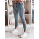 Dámske džínsové nohavice slim fit CURVITA modré