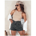 Dámske džínsové šortky JEANLOVE čierne