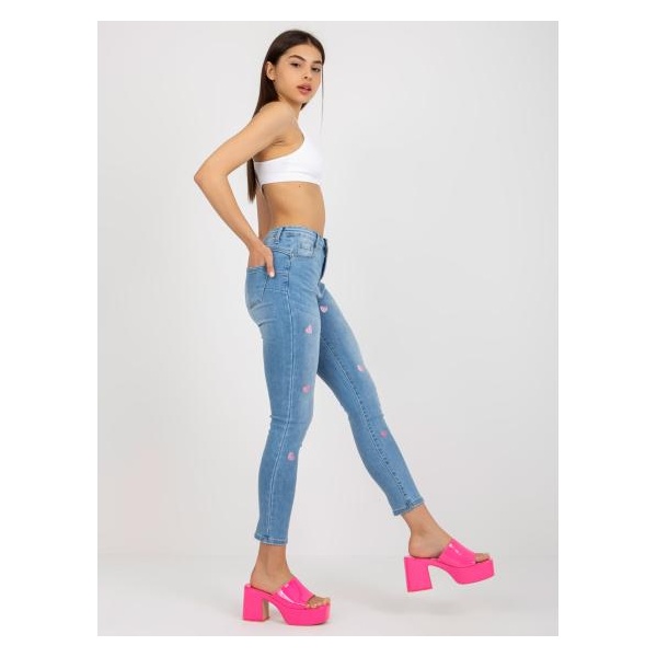 Dámske džínsy SKINNY modré