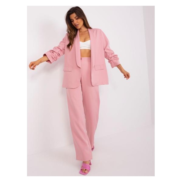 Dámske oversize sako JACINTA svetlo ružová