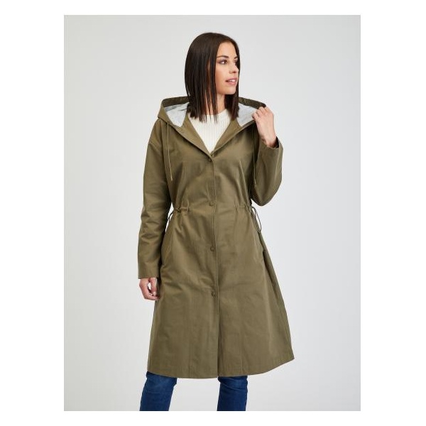 Khaki dámska parka