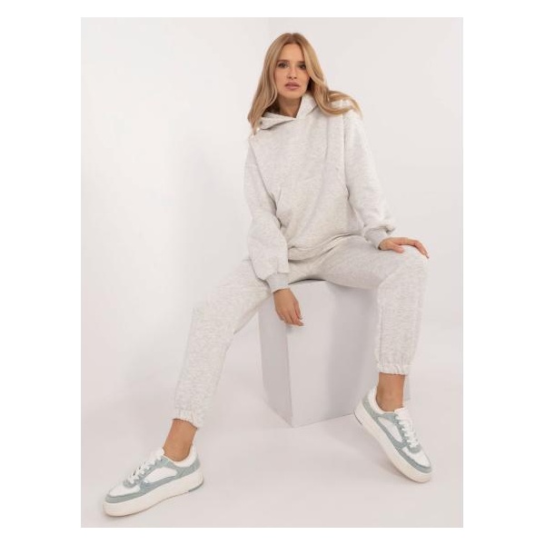Šedá dámska základná súprava oversize