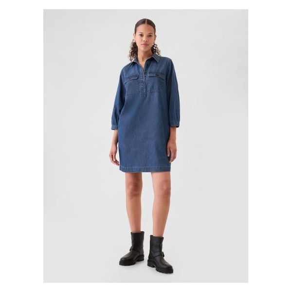UltraSoft Utility Denim Mini šaty