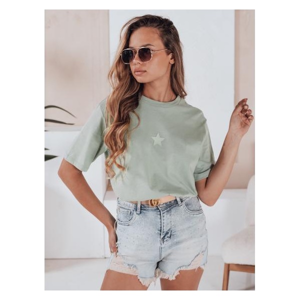 Dámske džínsové šortky so zirkónmi LIKE A STAR modré