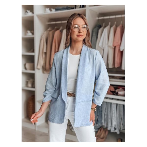 Dámske oversize sako SOFT LOVE svetlohnedé