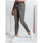 Dámske skinny džínsy s opaskom