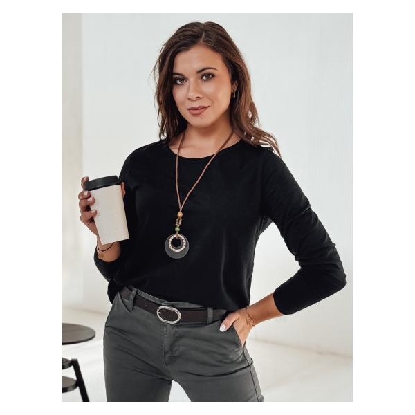 Blúzka MINIMODA s príveskom čierna
