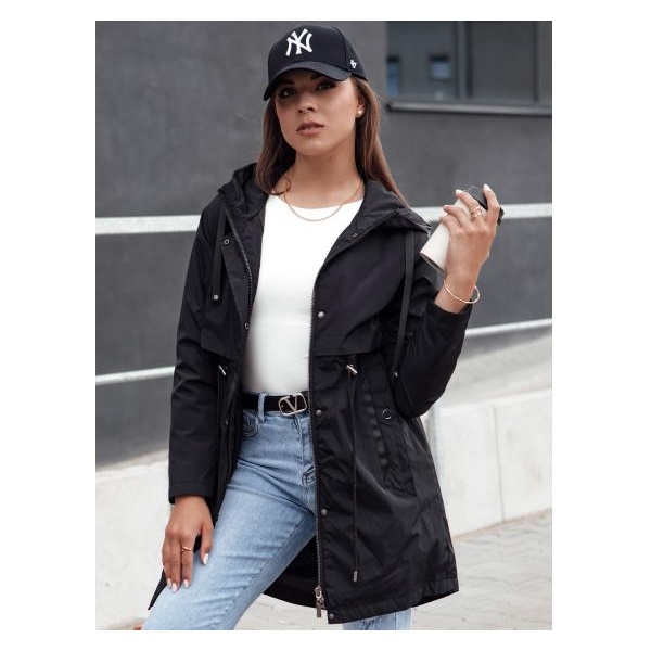 Dámska bunda parka GLAMJACKET čierna