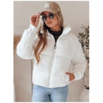 Dámska krátka prešívaná zimná bunda VIBEGIRL biela