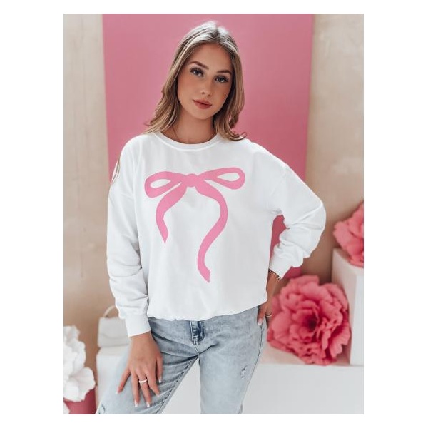 Dámska mikina oversize SOFTTIE biela
