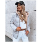 Dámska obojstranná páperová bunda VICTORIA SNUG sivá