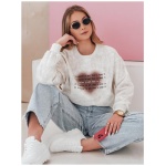 Dámska oversize mikina tie-dye so srdcom DESSER šedá