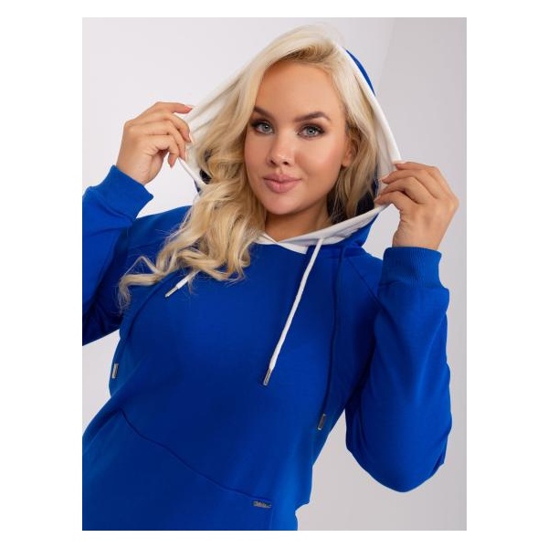 Dámska plus size blúzka PEUF kobaltová