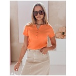 Dámska pruhovaná blúzka KISS LOOK oranžová