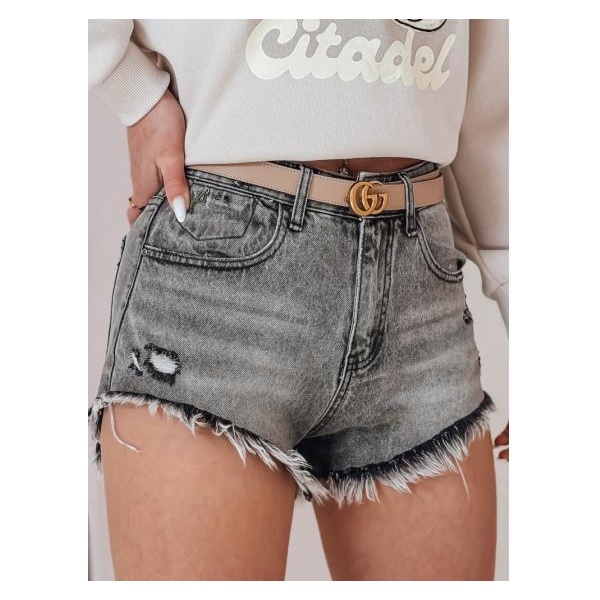 Dámske džínsové šortky SHORT LIFE šedé