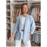 Dámske oversize sako SOFT LOVE svetlohnedé