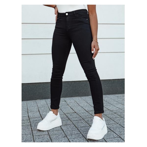 Dámske slim fit džínsy ACORN čierne