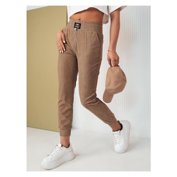 Dámske tepláky DERCY camel