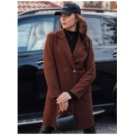 Dámsky oversize kabát LINNORE long chocolate