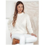 Dámsky oversize sveter FEMWEAVE ecru
