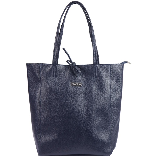 Kožená shopper kabelka