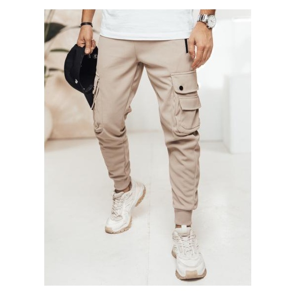Pánske nohavice cargo khaki