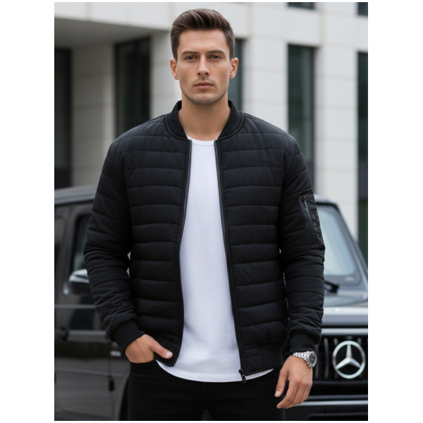 Čierna bomber bunda (tx2213)