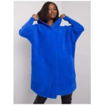 Dámsky kabát z alpaky CAROLYN cobalt blue