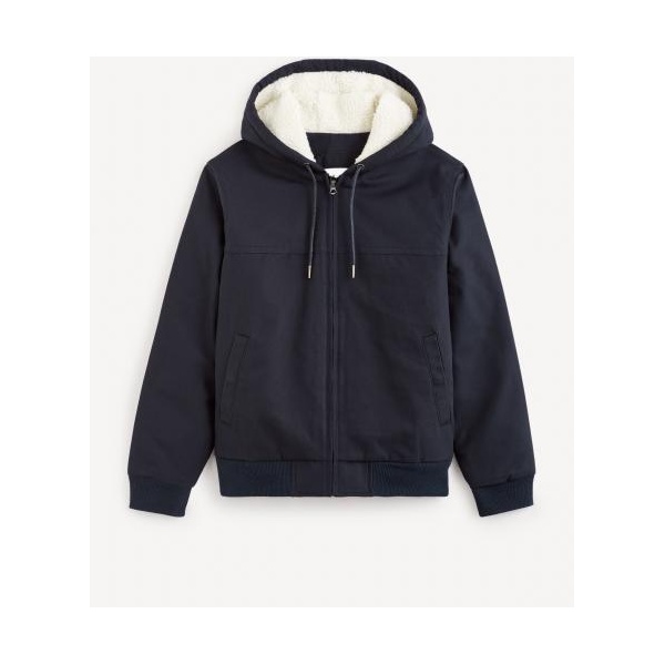 Fuhoodie sherpa bunda s kapucňou
