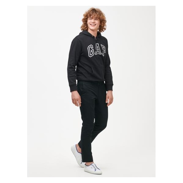 Khaki slim fit nohavice GapFlex